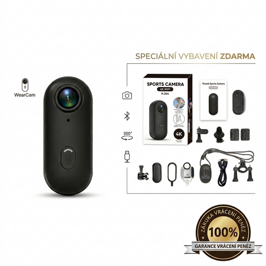 WearCam – Univerzální 4K magnetická kamera